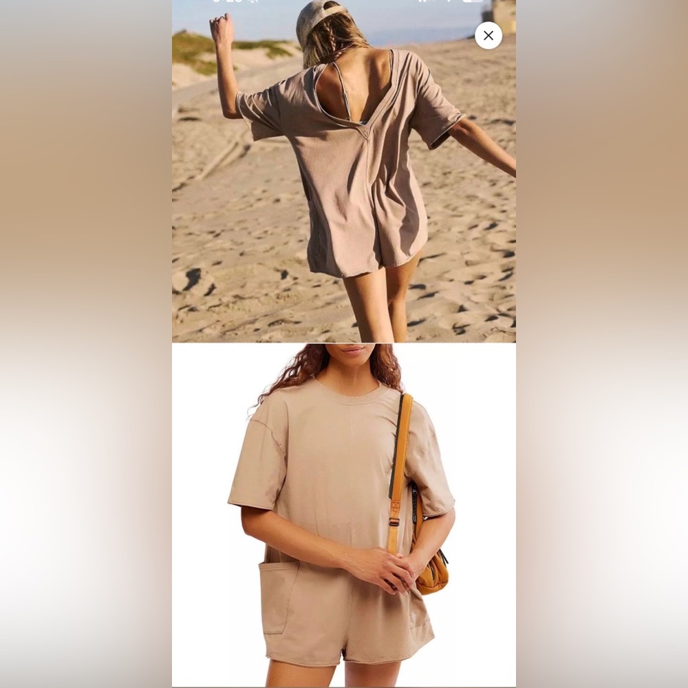 Free People Hot Shot Romper NWT SMALL